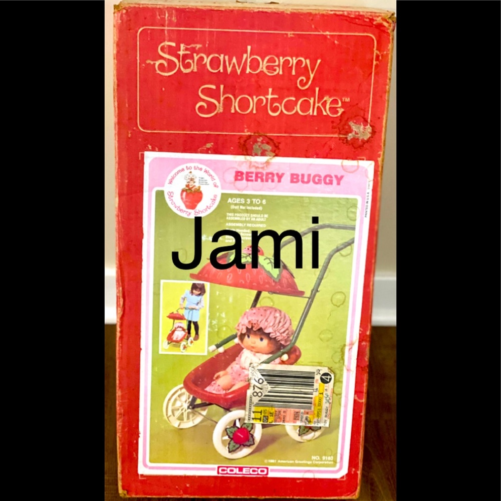 🍓NIB strawberry shortcake doll stroller NRFB
